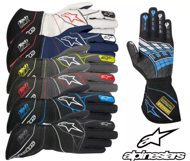 Alpinestars Tech-1 Zx Handschuhe Fia Geprüft Nomex Oval Racing Rally S - XXL