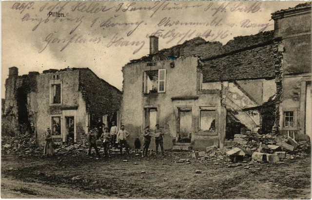 CPA Pillon - Village Scene - Ruines (1037256)