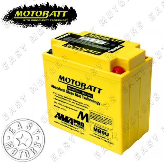 Batteria Motobatt Mb9U Cagiva Sst 250 1975>1985