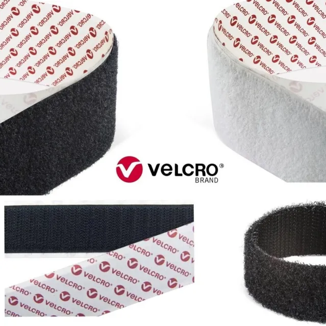 Velcro® Ps14 Self Adhesive Stick On / Sew-On Tape Hook & Loop Sticky Back Strips