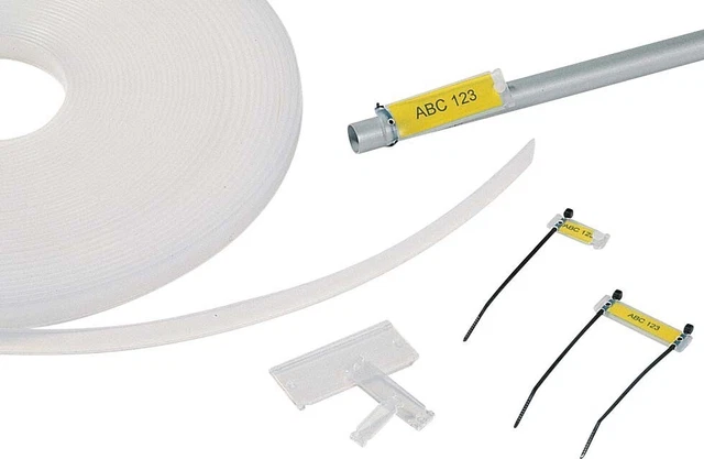 HellermannTyton supporto da disegno HC12-17PEUVCL50 (VE50 incolore 525-13173 plastica