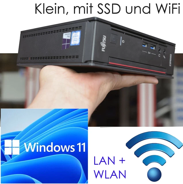 Mini PC HP 8300 USDT - I5-3470T, 8Go RAM, 128Go SSD, Ubuntu - VGA + 2xDP - Occasion
