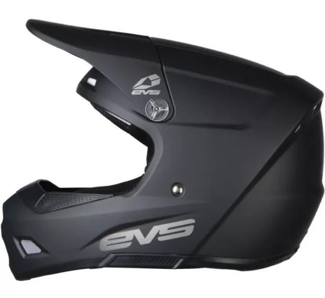 EVS Youth T3 Solid Helmet L Matte Black HE21T3S-BK-L