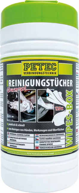 Reinigungstücher 120 Stk. Petec 82120 Werkstatttücher Allzwecktücher