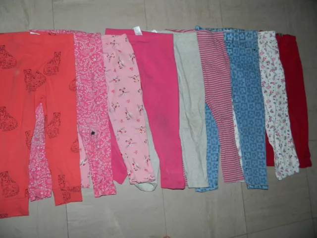 Girls Leggings Clothes Bundle age 4/5 Years Slim Fit Good Used