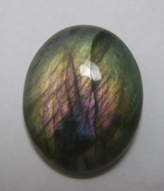 19.35 Cts Natural  Labradorite Cabochon Oval Shape Loose Gemstone A 7605