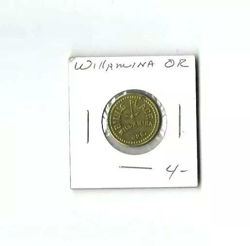 Bills Placewillamina Oregon 5 Cents Token
