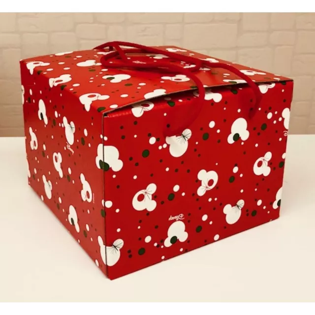 5X MICKEY CHRISTMAS Scatola di natale natalizia TOPOLINO 29X35.5X19.5 cm 0LSL