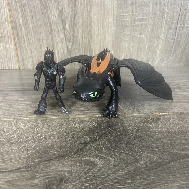 HOW TO TRAIN Your Dragon 8" Toothless Hiccup Action Figure Lot 2018