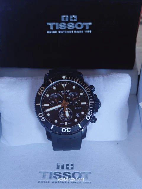 Boîte De Présentation Pour Montre Tissot Rétro Homme | Boîte Montre Tissot Années 80 - Occasion