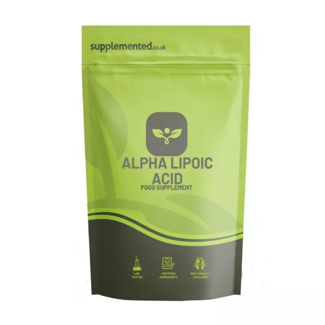 Alpha Lipoic Acid ALA 250mg 90 Capsules Antioxidant Metabolism Blood Sugar