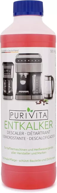 Purivita - Decalcificante universale Power per macchine caffè automatiche, 500ml