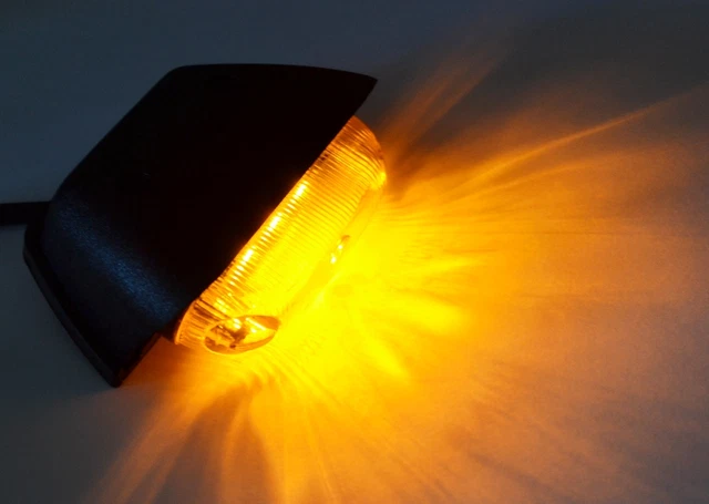 Feux Latéraux Pour Vélo Brightside - Ambre Rechargeable, Visibilité 36h, Sécurité Cycliste