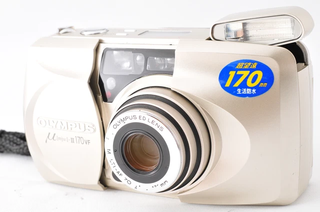 NEAR MINT] OLYMPUS μ Mju II 170 VF 35mm Point ＆ Shoot Film Camera