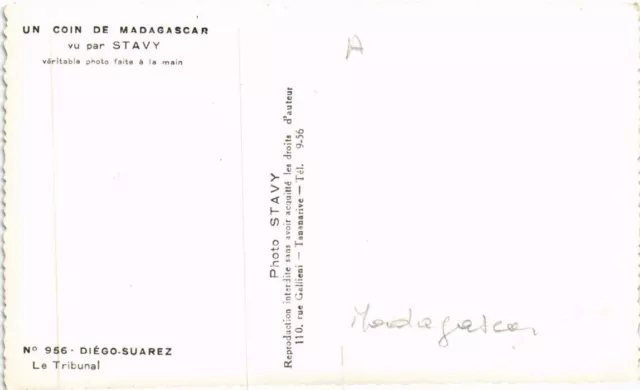 CPA AK Diego Suarez Le Tribunal MADAGASCAR (1262384) 2