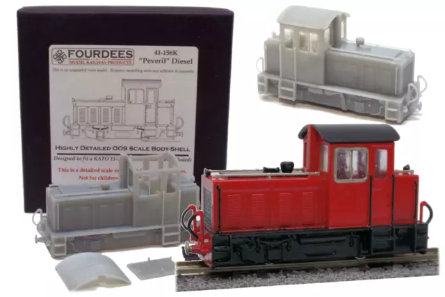 Fourdees Ltd Freelance Diesel 'Peveril' 009 / OO9 Scale Kit for Kato chassis