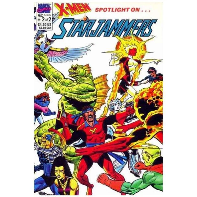 X-Men Spotlight on ... Starjammers #2 in NM minus condition. Marvel comics [k|