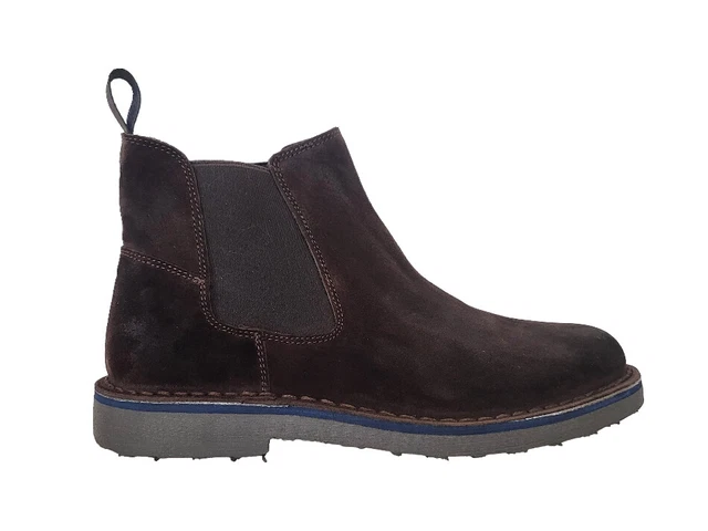 Chaussures Bottes Chelsea Bottines Homme Paul Kelly Cuir en Daim Marron Italy