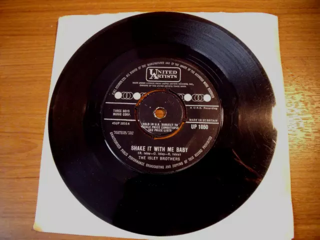 The Isley Brothers - Shake It With Me Baby - 7" Vinyl, 1. Presse, sehr gut +