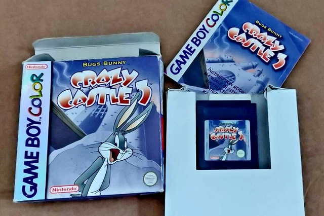 NINTENDO GAME BOY Color Bugs Bunny Crazy Castle 3 PAL boîte CIBC GBC ...