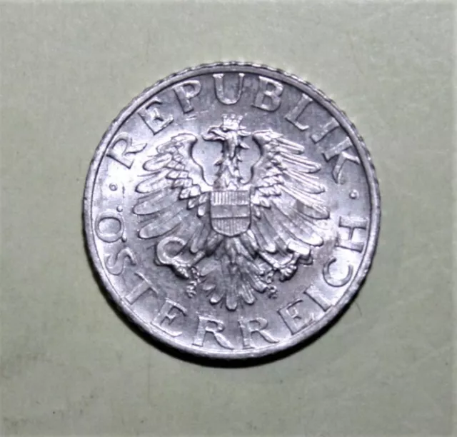 S11 - Austria 5 Groschen 1989 Brilliant Uncirculated Zinc Coin - Imperial Eagle 2