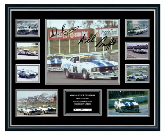 Allan Moffat Colin Bond 1978 XC Falcon Cobra Signed Limited Edition Memorabilia