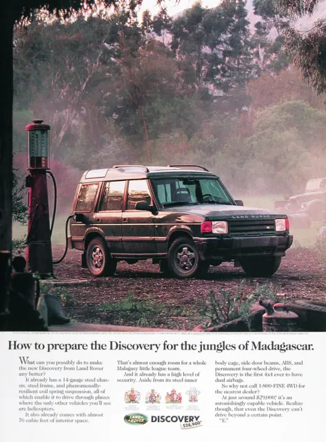 1995 LAND ROVER DISCOVERY 4x4 Lot of (3) Genuine Vintage Ads ~ FREE SHIPPING!