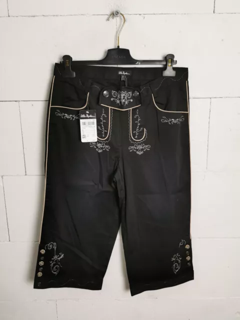 Ulla popken pantaloni corti donna effetto tradizionale nero EU 42 AW004