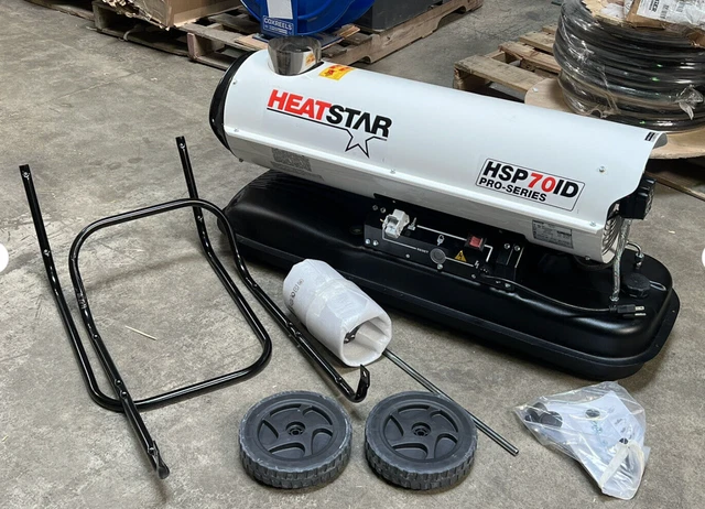 Heatstar HSP70ID PRO-SERIES 70000 BTU Indirect Fired Fuel Construction Heater