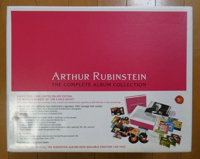 ARTHUR RUBINSTEIN, THE Complete Album Collection, 142 x CD, 2 x