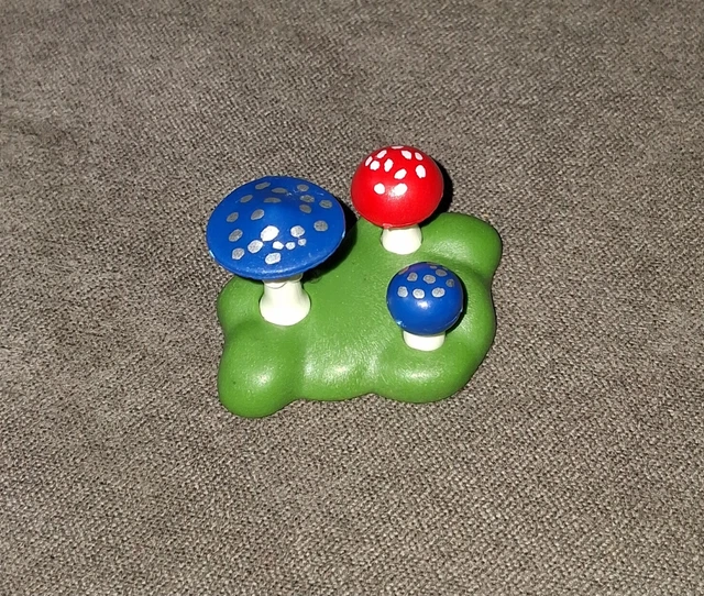 PLAYMOBIL – Champignon Vert Avec Végétation – Occasion