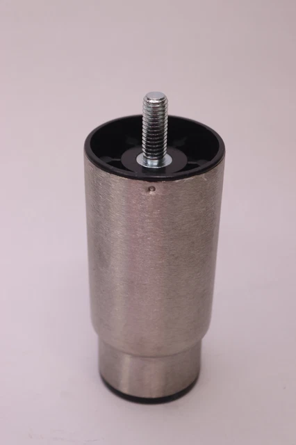 Stainless Steel Leveling Leg 3/8"-16 x 1" Post x 4" to 6" Tall