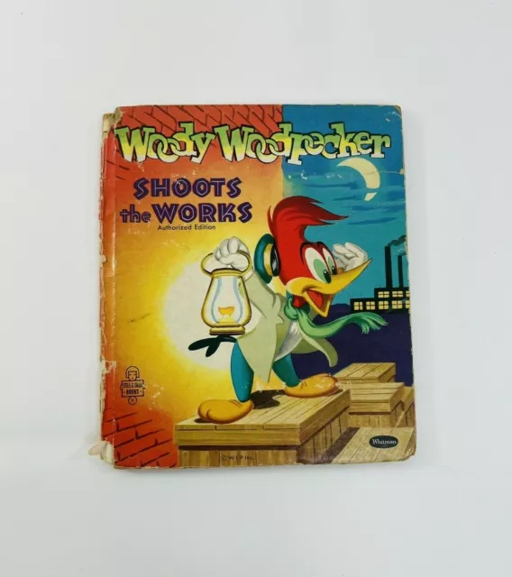 Vintage 1955 Woody Woodpecker Whitman Tell A Tale Childrens Book