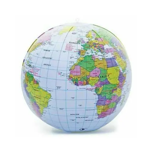Bow-up GLOBE 40cm World Map Atlas Earth education Inflatable Toy Ball Party Gift