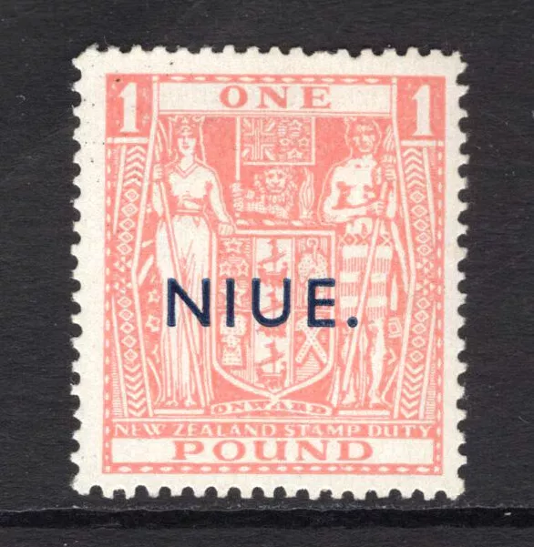 M17412 Niue 1942 SG86 - £1 rosa