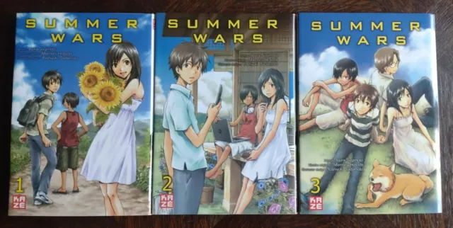 Summer Wars Integrale 3 Tomes Kaze Manga Seinen Collector Mamoru Hosoda