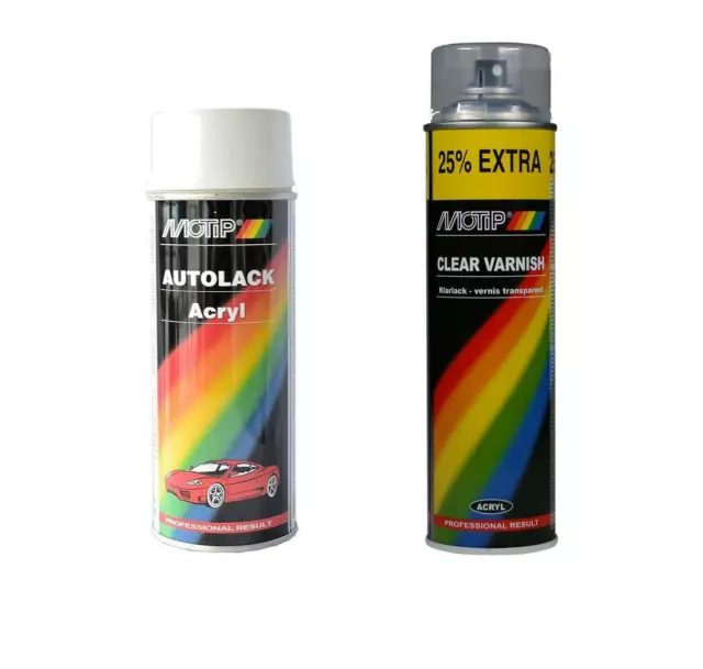 Spray Paint + Lacquer For Vauxhall Glacier White 474 Combo Vivaro Corsa Astra