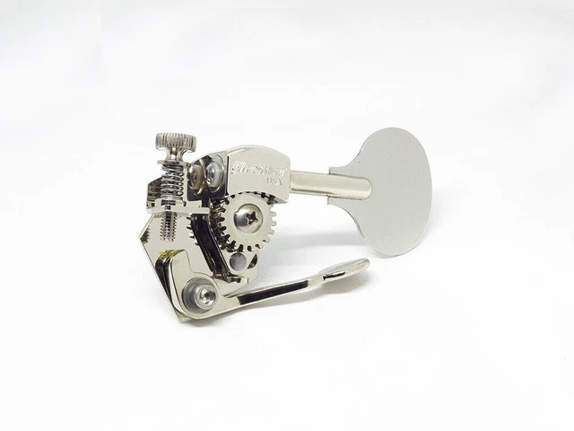Brand new Hipshot HE6L 1/2" shiny nickel lollipop key detuner bass xtender