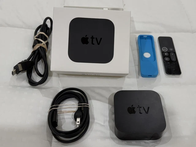 APPLE TV 4K 1st Gen A1842 32GB w/ Siri Remote & Power Cable - Used APPLE TV 4K 1st Gen A1842 32GB w/ Siri Remote & Power Cable - Used