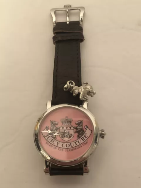 JUICY COUTURE  Leather Watch With Charm