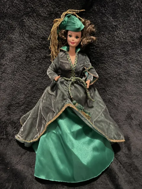 1994 Barbie SCARLETT O'HARA Gone with the Wind Green Dress Mattel 12045 No Box