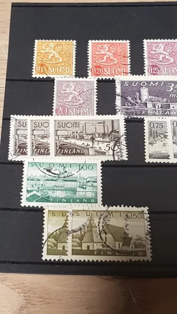 Konvolut / Lot 1 - alte Briefmarken aus Finnland - Finland - Suomi 2