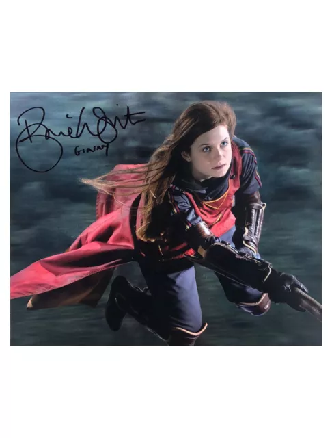 10x8" Harry Potter Print Signed by Bonnie Wright With Monopoly Events COA