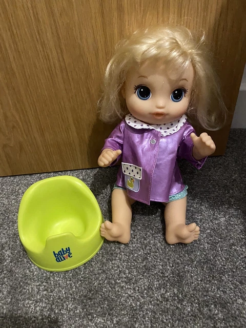 BABY ALIVE POTTY Dance Baby Talking Baby Doll with Blonde Hair
