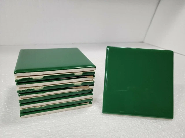 Green Emerald Ceramic Tile 4.25 in Subway Shower Bathroom Kitchen Backsplash ...