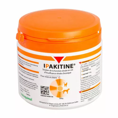 IPAKITINE¹dog cat supplement nutrition support treatment renal failure 300 g