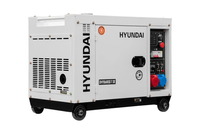 HYUNDAI Benzin Generator HY8500LEK-T, Stromerzeuger Not-Stromaggregat