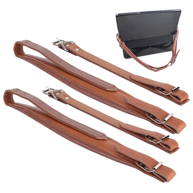 2Pcs Accordion Shoulder Strap PU Leather Accordion Shoulder Belt Adjuatbale