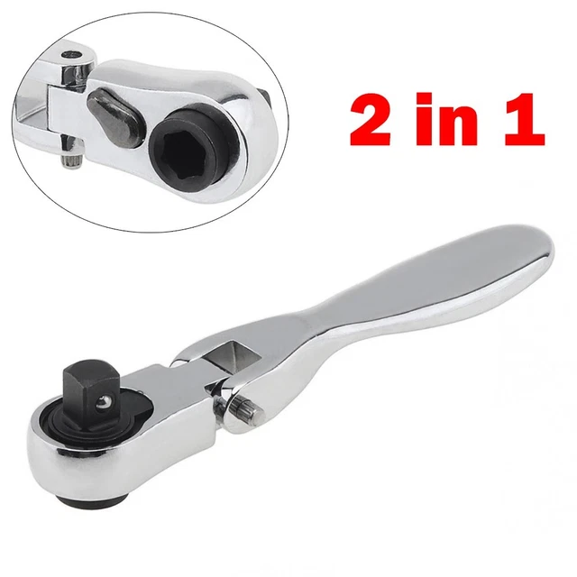 Cacciavite cricchetto pistola per riparazione 6,35 mm cromo-vanadio acciaio metrico