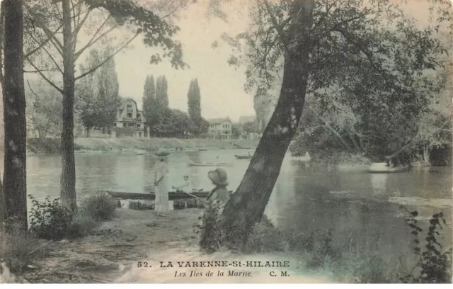 94 La Varenne Saint Hilaire #21661 Iles De La Marne Barques
